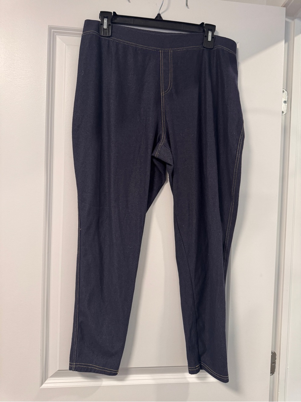 Women’s Dark Navy Faux Denim Leggings